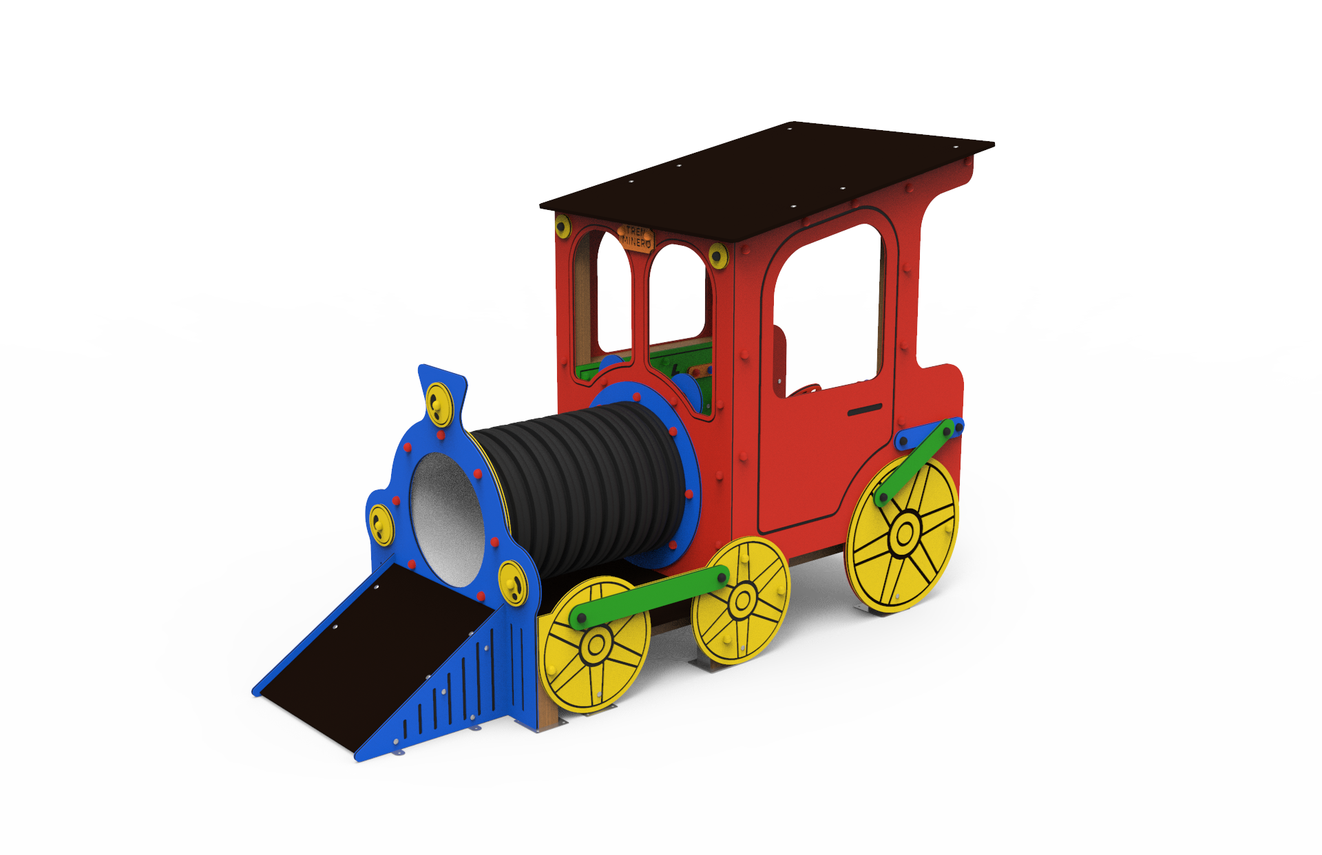 Locomotive du train minier