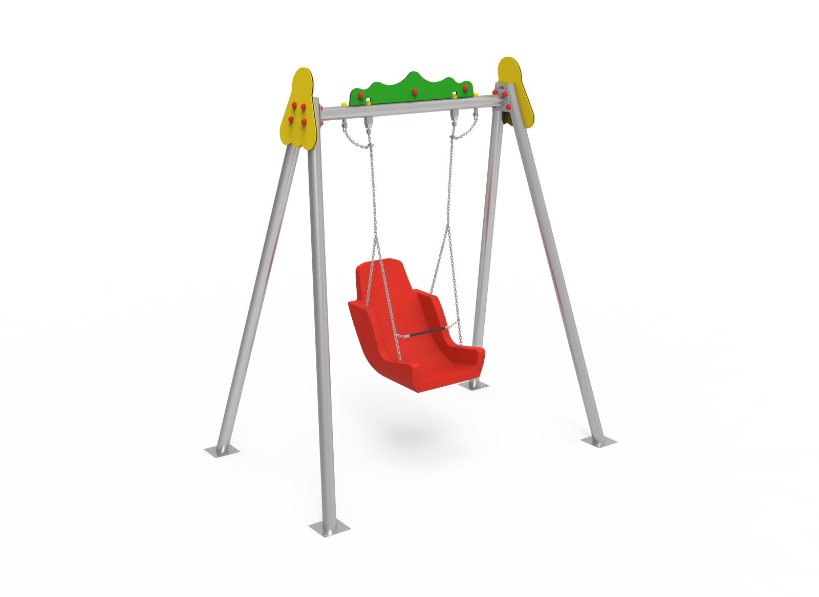 Metal Inclusive Seat Single Swing ♿︎