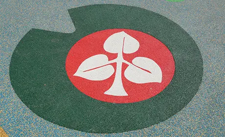 Círculo de 100 cm con gráficos, letra o número