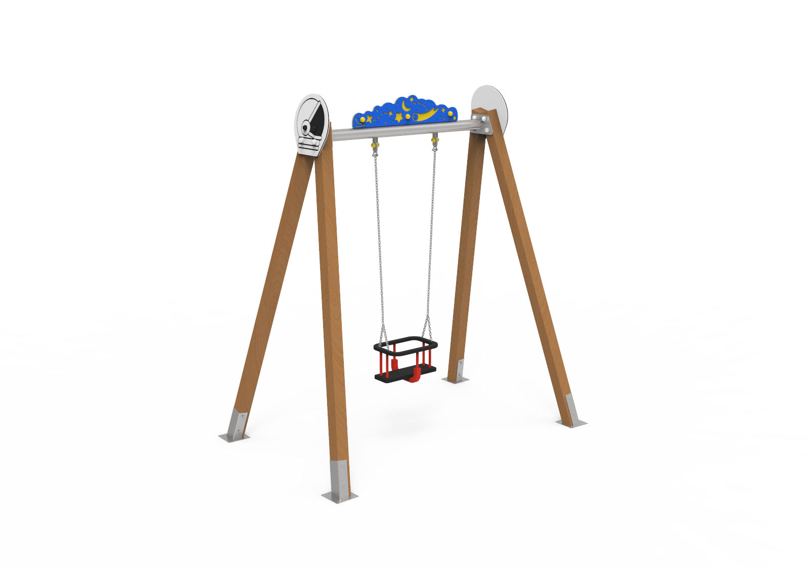 Astro Single Swing with Cradle Seat