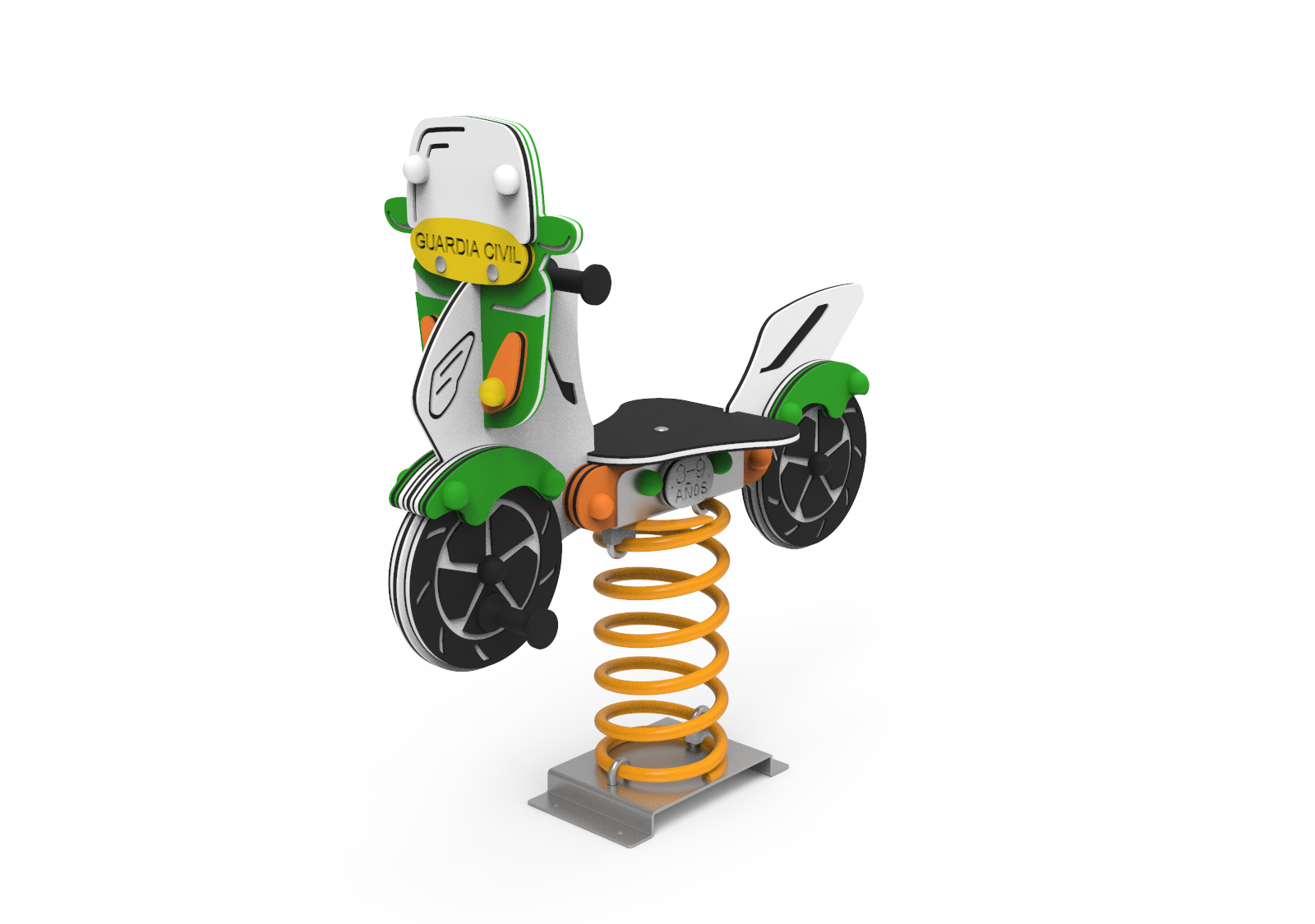 Single Civil Guard Motorcycle Spring