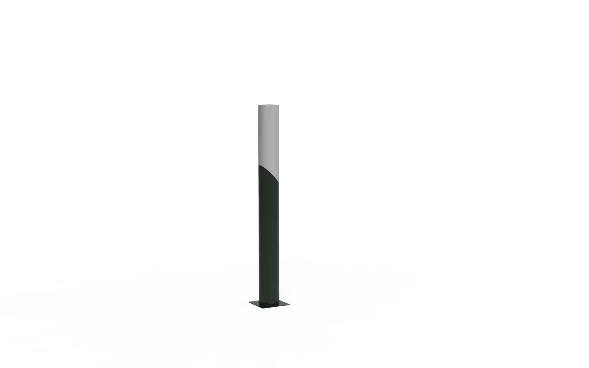 Galvanized and Lacquered Fence Post