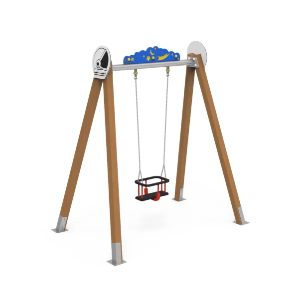 Columpio Monoplaza Astro Asiento Cuna